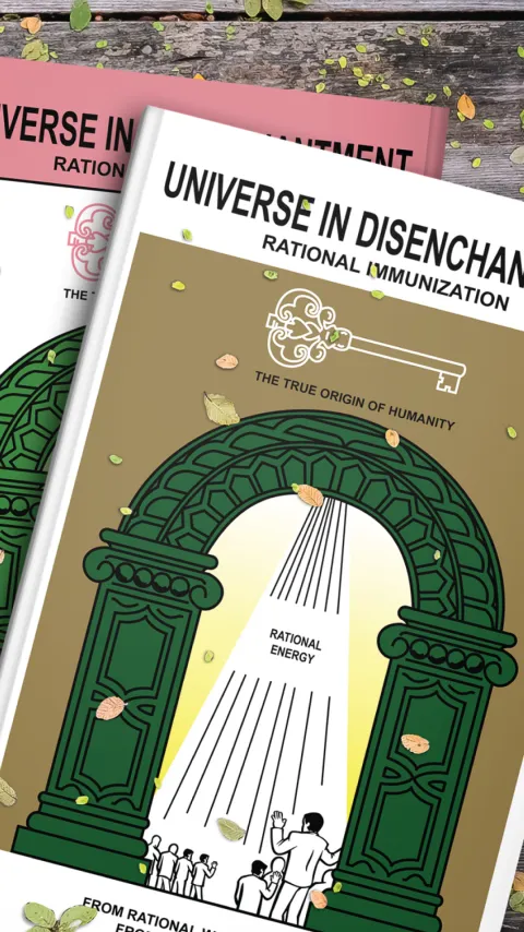 Official cover of Volume 15, symbolizing the gateway from the end of the material illusion to Rational Consciousness.
